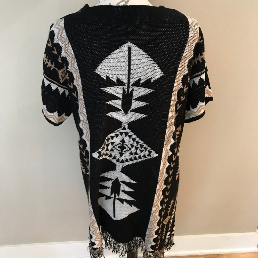 Patterned Fringe Sweater - Picture 3 of 5